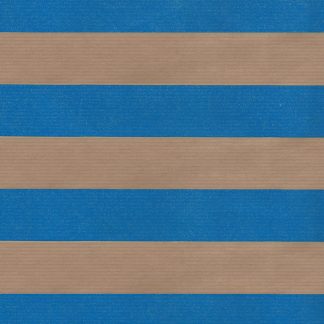 Ribbed Blue Stripe Wrapping Paper