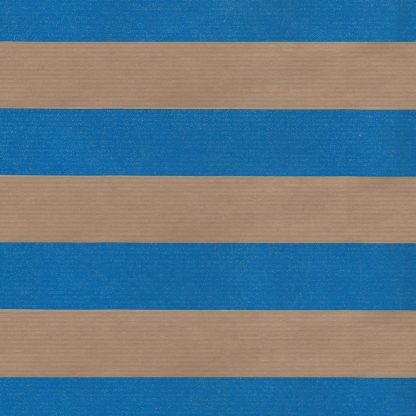 Ribbed Blue Stripe Wrapping Paper