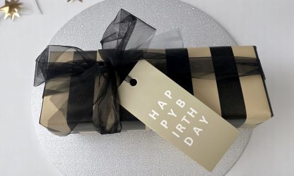 BLACK <br>50mm Organza Ribbon - Image 2