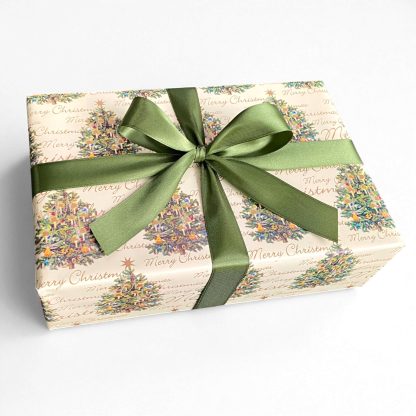 MOSS <br>25mm Fabric Satin Ribbon - Image 2