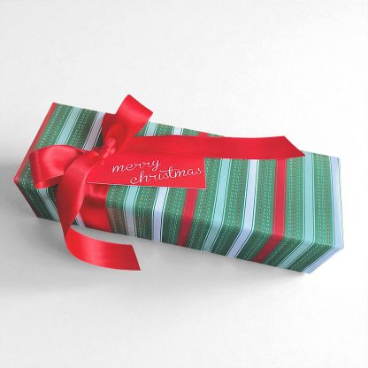 RED <br>25mm Fabric Satin Ribbon - Image 3