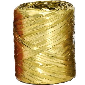 GOLD METALLIC Raffia