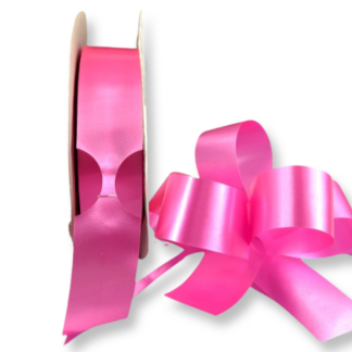 Pink Satin Pull Bow