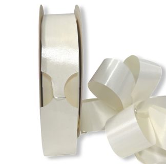 Cream Satin Pull Bow