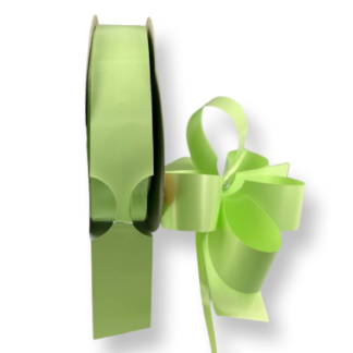 Lime Satin Pull Bow