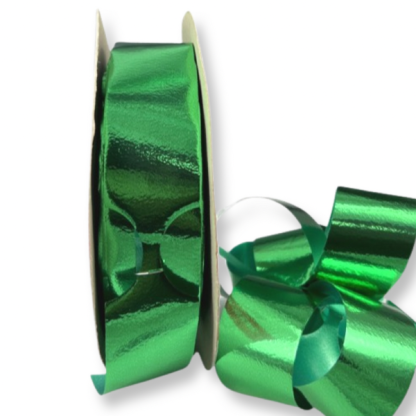 Green Metallic Pull Bow
