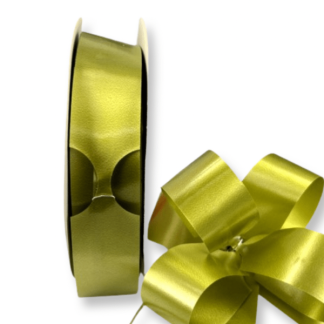 Olive Satin Pull Bow