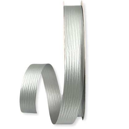 SILVER MATTE 19mm Curling Ribbon