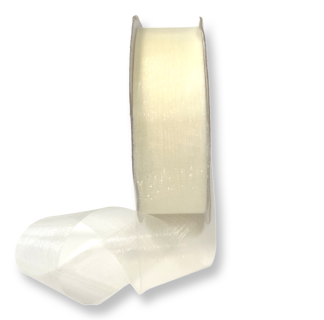 Cream Organza 25mm