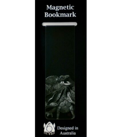 Frill Neck Lizard Magnetic Bookmark