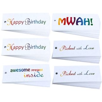 Everyday Mix White Gift Tags