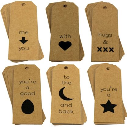 Picture Mix Kraft Gift Tags