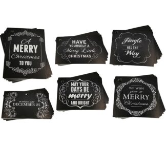 Christmas Mix Chalk Gift Tags