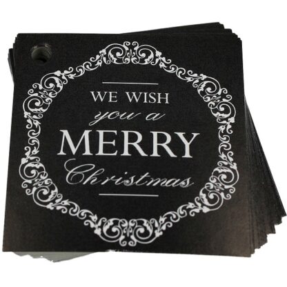 We Wish You Chalk Gift Tag