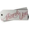 Thank You White Gift Tag