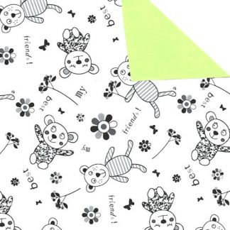 Double Sided Best Friends Wrapping Paper 57cm x 160m