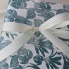 Matte Palms Wrapping Paper with 19mm Matte Ribbon