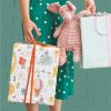 Happy Birthday Wrapping Paper and Orange Ribbon