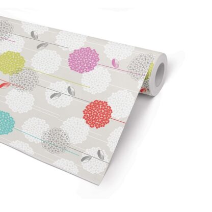 Double Sided Stems Wrapping Paper