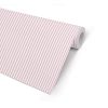 Matte Double Sided Pink 5 Stripe Wrapping Paper