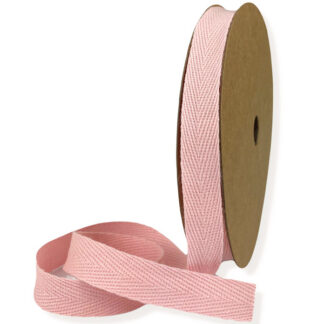 Soft Pink Cotton Ribbon