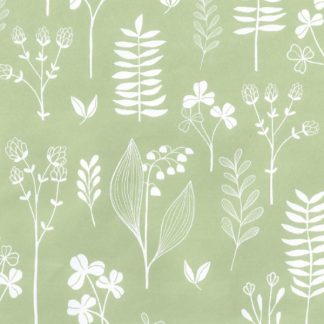 Matte Vintage Green Wrapping Paper 57cm x 160m