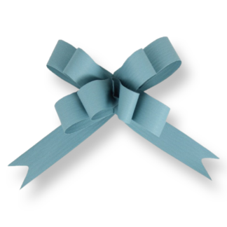 Steely Blue Matte Pull Bow