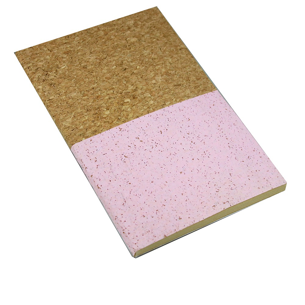 A5 Cork Notebook - Pink Dipped