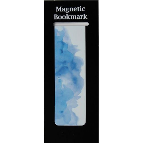Magnetic Bookmark Blue Wash