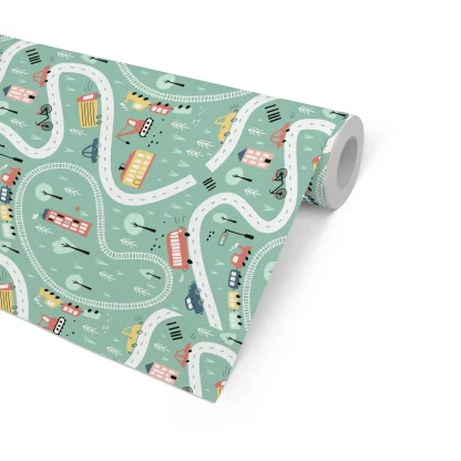 Matte Kids World Roll of Wrap