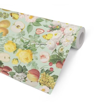 Summer Fruit on White Kraft Counter Roll