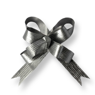 Silver Matte Pull Bow