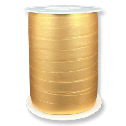 Gold Matte Metallic 10mm Curling Ribbon
