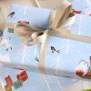 MATTE KNITTED FOX <br>Wrapping Paper - Image 5