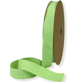 Soft Green Cotton Ribbon