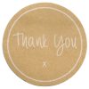 Thank You X Kraft Sticker