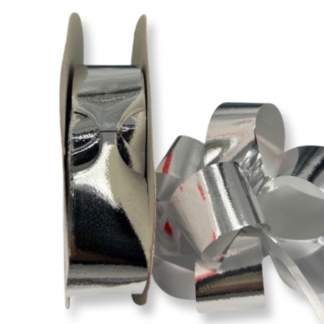 Silver Metallic Pull Bow