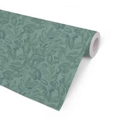 Green Leaves Counter Roll