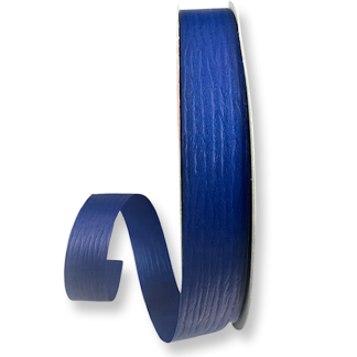 Royal Blue Matte Curling Ribbon 19mm