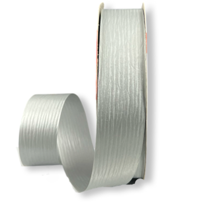 Silver Matte Curling Ribbon 31mm