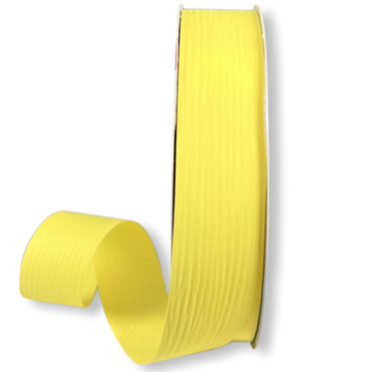 Lemon Matte Curling Ribbon 31mm