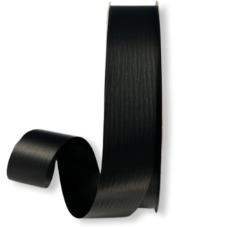 Black Matte Curling Ribbon 31mm