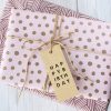 MATTE PINK WICKER <br>Wrapping Paper - Image 4