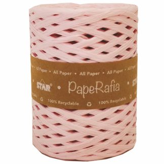 Pale Pink Paper Raffia