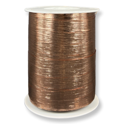 Copper Ribbed Metallic 10mm Curling Ribbon