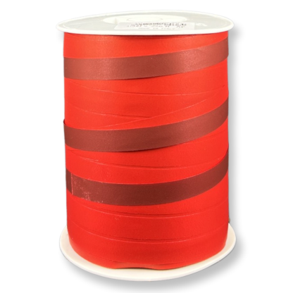 Red Bicolour Matte Curling Ribbon 10mm