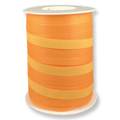 Orange Bicolour Matte Curling Ribbon 10mm
