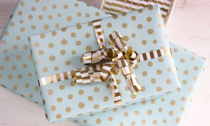 Spot on Mint Wrapping Paper