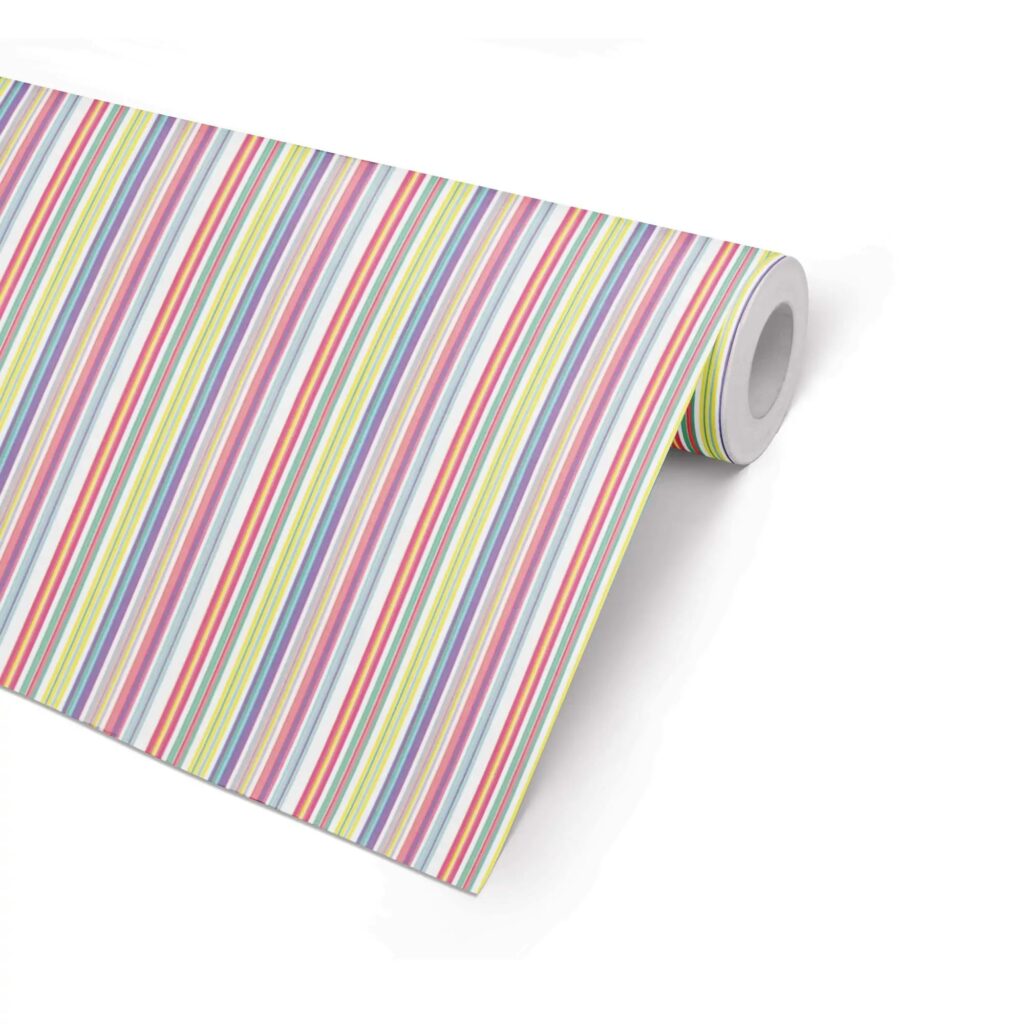 MULTISTRIPE Narrow Wrapping Paper - Finmark Wholesale