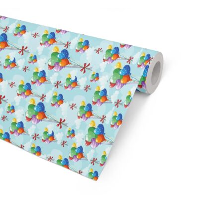 Balloon Hearts Wrapping Paper